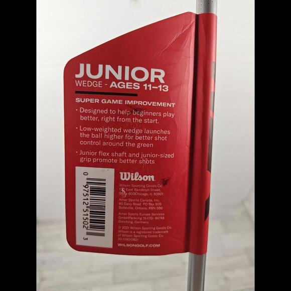 Wilson WJR Junior Sand Wedge 56° RH Youth Graphite 33" Good Grip Nice Youth Club - Picture 4 of 7